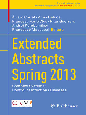 cover image of Extended Abstracts Spring 2013